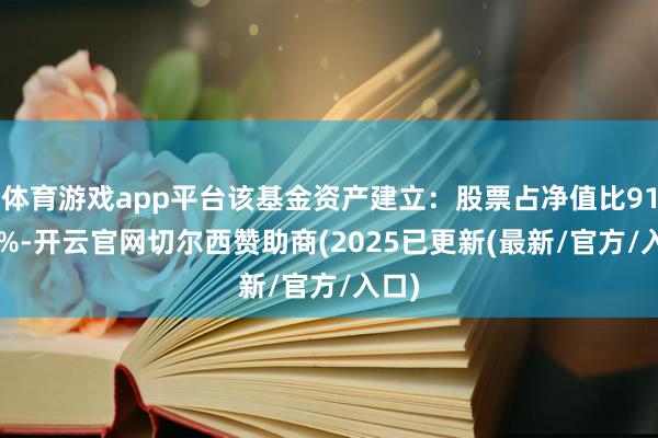 体育游戏app平台该基金资产建立：股票占净值比91.45%-开云官网切尔西赞助商(2025已更新(最新/官方/入口)